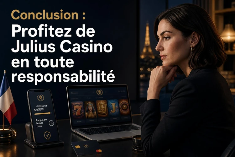 Conclusion : Profitez de Julius Casino en toute responsabilité
